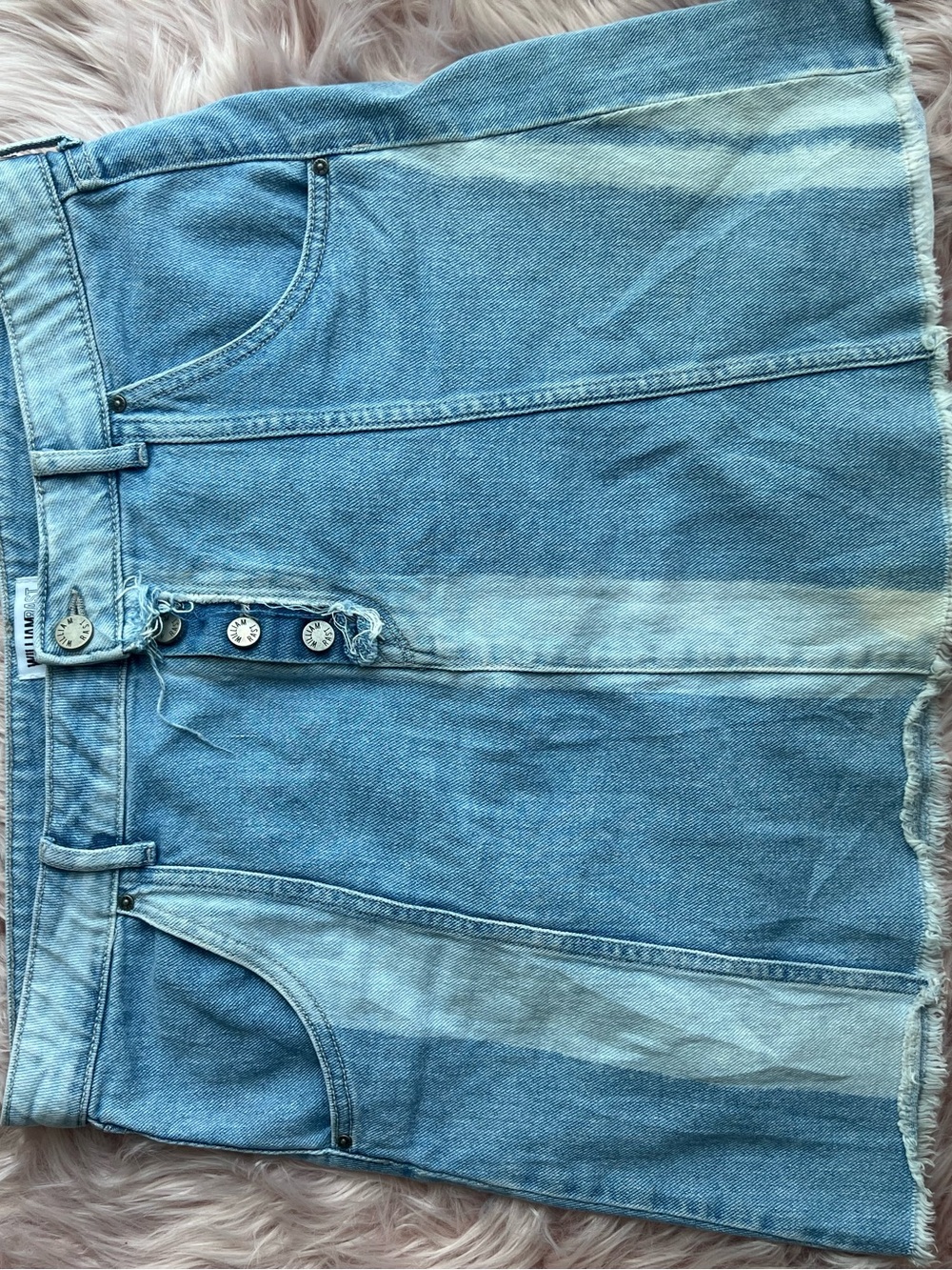 Y2K William Rast Light Blue Denim Mini Skirt